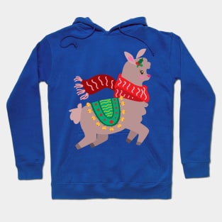 Christmas Llama Hoodie